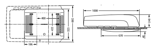 Truma Aventa Eco air con sizes